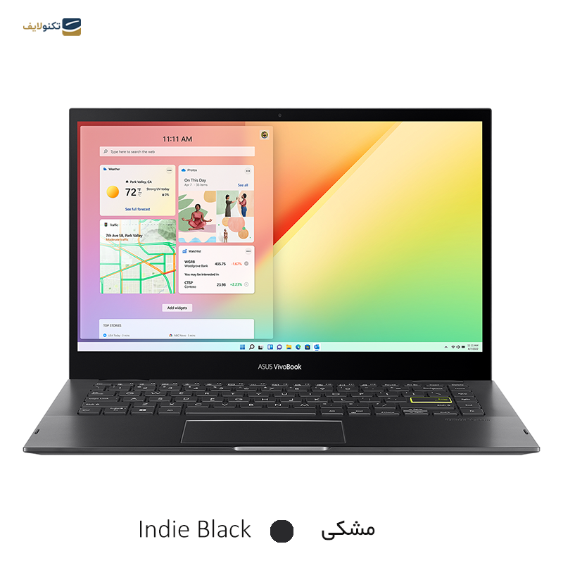 لپ تاپ ۱۴ اینچ ایسوس مدل Vivobook Flip 14 TP470EZ i7 16GB 512GB  - ASUS TP470EZ i7 1165G7 16GB 512GB SSD 4GB Intel IRIS XE MAX FHD - 14 inch Laptop