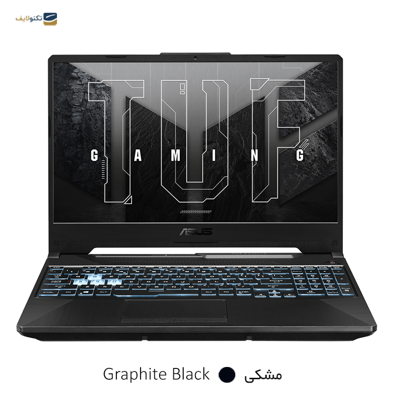 لپ تاپ ایسوس 15.6 اینچی مدل TUF Gaming F15 FX506HF i5 11400H 12GB 512GB RTX2050 - ASUS TUF Gaming F15 FX506HF i5 11400H 12GB RAM 512GB SSD RTX2050 4GB