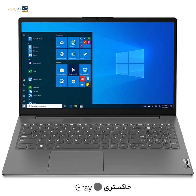 لپ تاپ لنوو 15.6 اینچی مدل V15 R5 ۵۵۰۰U 8GB 1T HDD 256GB SSD  - Lenovo V15 R5 ۵۵۰۰U 8GB 1T HDD 256GB SSD Vega 7 FHD - 15.6inch Laptop