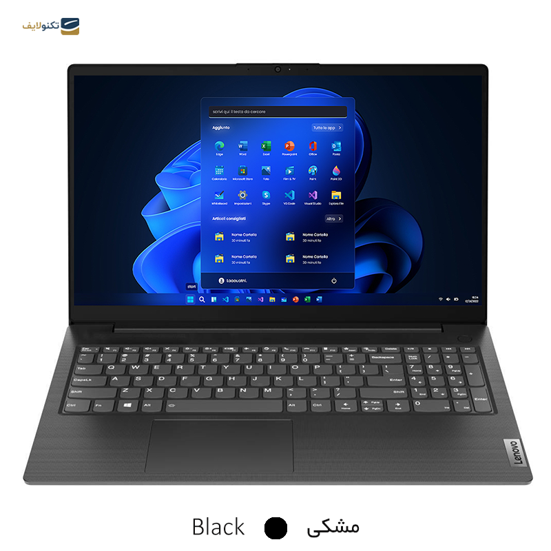 لپ تاپ لنوو 15.6 اینچی مدل V15 R5 ۵۵۰۰U 8GB 1T HDD 256GB SSD  - Lenovo V15 R5 ۵۵۰۰U 8GB 1T HDD 256GB SSD Vega 7 FHD - 15.6inch Laptop
