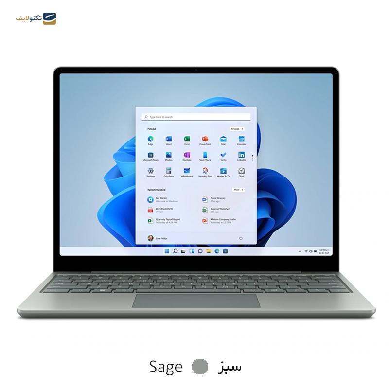 لپ تاپ مایکروسافت 12.4 اینچی مدل Surface Laptop Go 2 i5 1135G7 16GB 256GB  - Microsoft Surface Laptop Go 2 i5 1135G7 16GB 256GB Intel Iris Xe