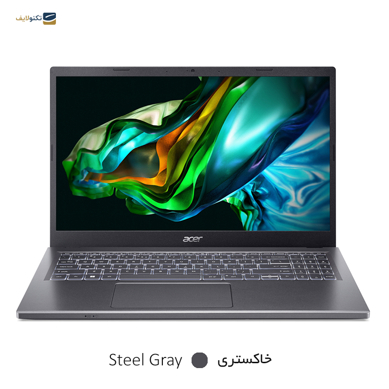 لپ‌ تاپ ایسر 15.6 اینچی مدل Aspire 5 A515 i7 1355U 32GB 1TB RTX2050  - Acer Aspire 5 A515-58GM-5930 i7 1355U 32GB RAM 1TB SSD RTX2050