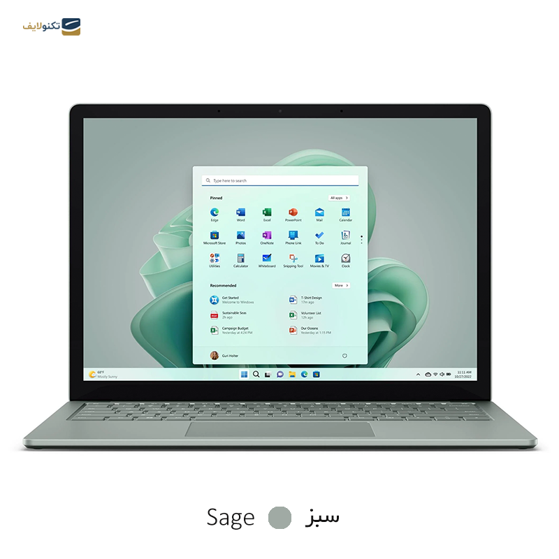 لپ تاپ مایکروسافت 13.5 اینچی مدل Surface Laptop 5 i7 ۱۲۵۵U 16GB 512GB - Microsoft Surface Laptop 5 i7 ۱۲۵۵U 16GB RAM 512GB SSD Iris Xe