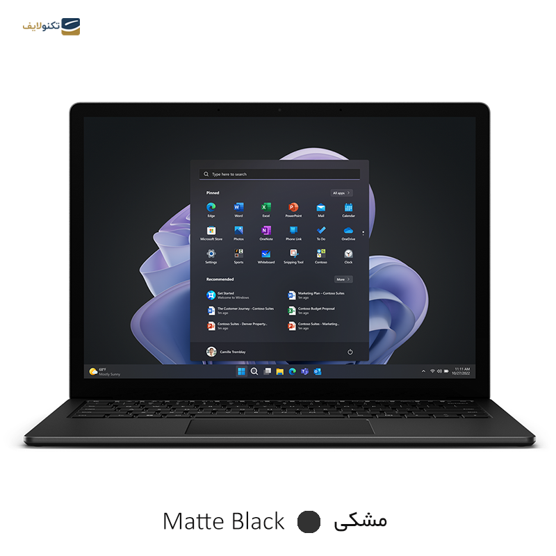 لپ تاپ مایکروسافت 13.5 اینچی مدل Surface Laptop 5 i7 ۱۲۵۵U 16GB 256GB  - Microsoft Surface Laptop 5 i7 ۱۲۵۵U 16GB RAM 256GB SSD Iris Xe