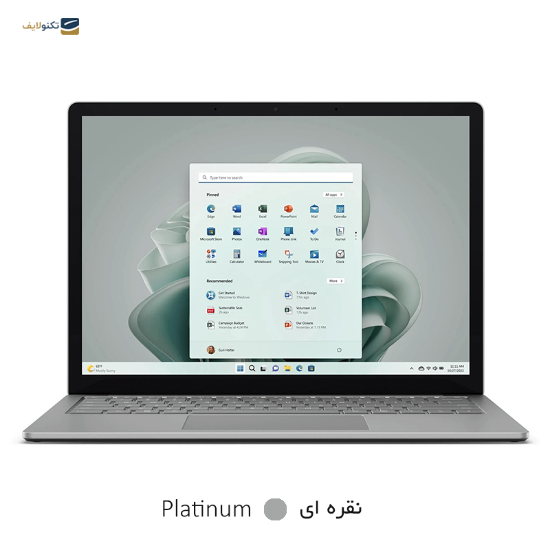 لپ تاپ مایکروسافت 13.5 اینچی مدل Surface Laptop 5 i5 ۱۲۳۵U 8GB 512GB  - Microsoft Surface Laptop 5 i5 ۱۲۳۵U 8GB RAM 512GB SSD Iris Xe