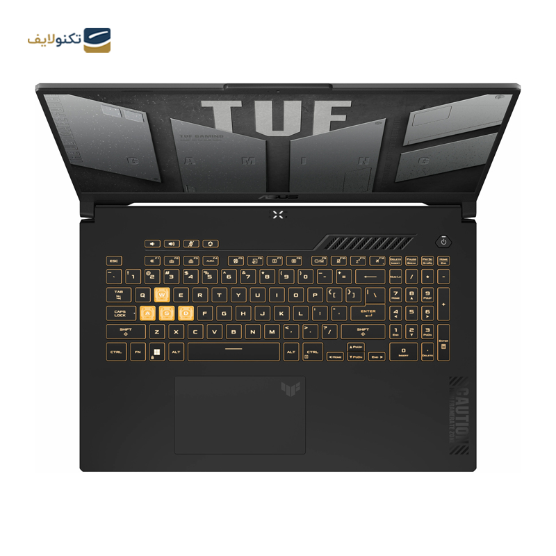 لپ‌ تاپ ایسوس 17 اینچی مدل TUF Gaming F17 FX707ZV4 i7 12700H 16GB 1TB RTX4060 - Asus TUF Gaming F17 FX707ZV4 i7 12700H 16GB RAM 1TB SSD RTX4060