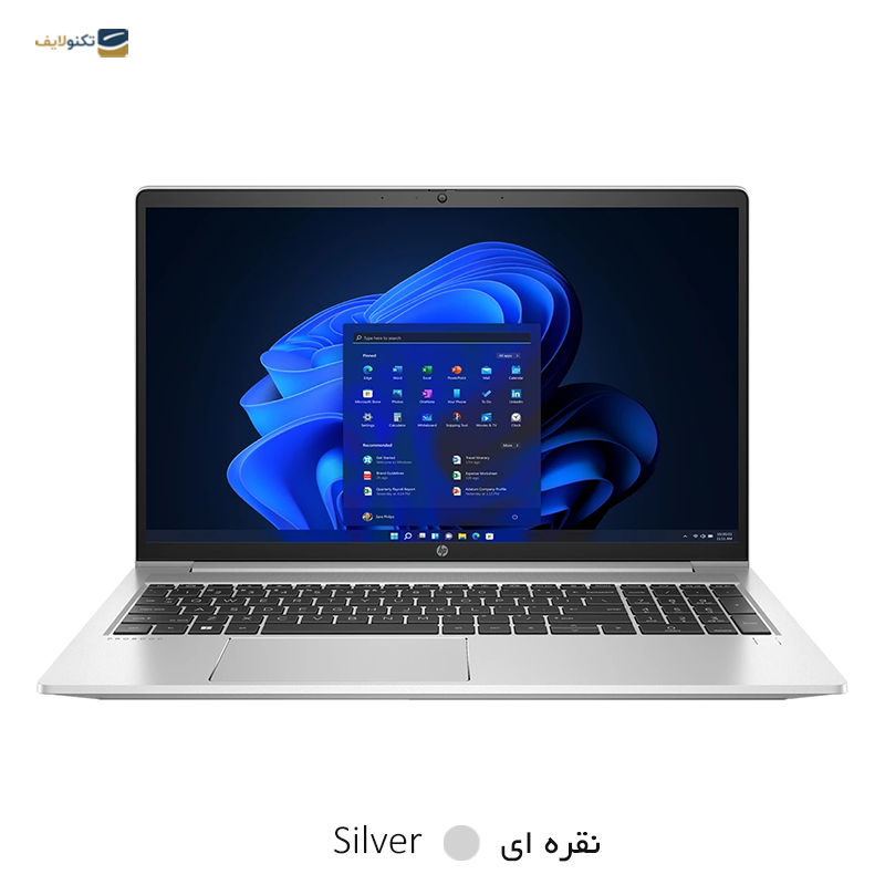 لپ تاپ اچ پی 15.6 اینچی مدل ProBook 450 G9 i3 1215U 8GB 256GB  - HP ProBook 450 G9 i3 1215U 8GB RAM 256GB SSD Iris Xe