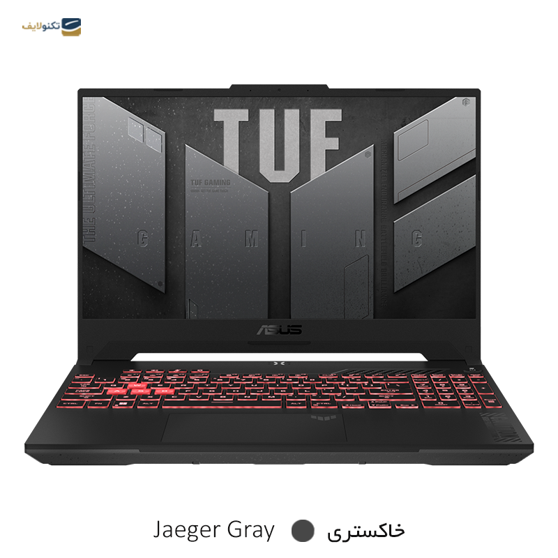 لپ تاپ ایسوس 15.6 اینچی مدل TUF Gaming A15 FA507NU R7 7735HS 16GB 512GB RTX4050 - Asus TUF Gaming A15 FA507NU R7 7735HS 16GB RAM 512GB SSD 6GB RTX4050