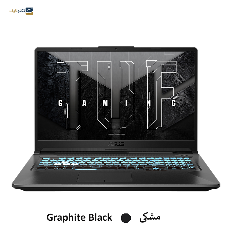 لپ‌ تاپ ایسوس 17.3 اینچی مدل TUF Gaming F17 FX706HF i۵ ۱۱۴۰۰H 24GB 1TB RTX2050  - Asus TUF Gaming F17 FX706HF i۵ ۱۱۴۰۰H 24GB RAM 1TB SSD RTX2050