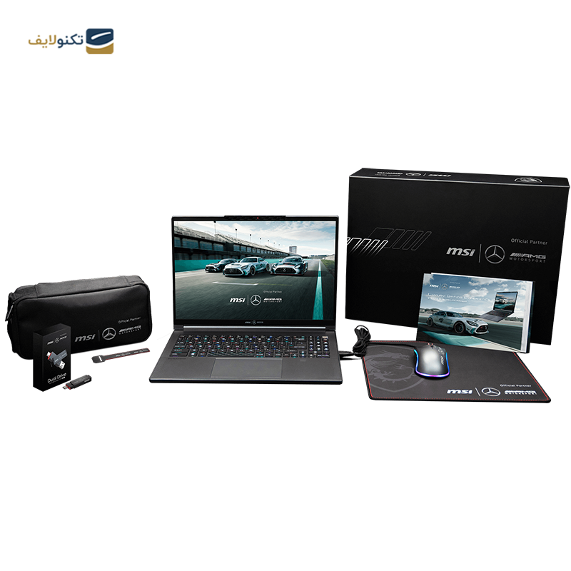 لپ تاپ ام اس آی 16 اینچی مدل Stealth 16 Mercedes-AMG Motorsport A13V i۹ 13900H 32GB 1TB RTX۴۰6۰ - MSI Stealth 16 Mercedes-AMG Motorsport A13V i۹ 13900H 32GB RAM 1TB SSD RTX۴۰60 OLED