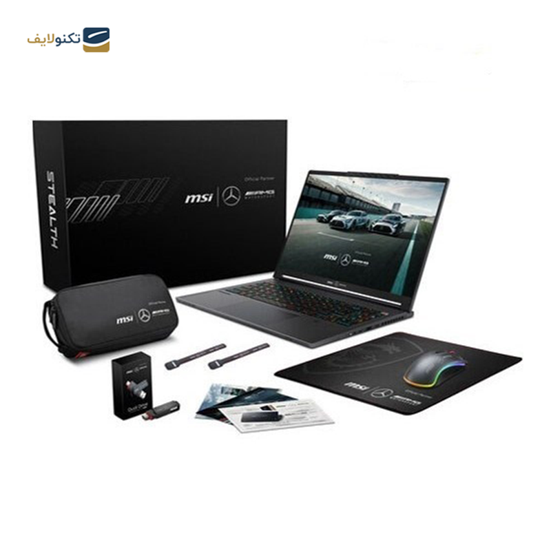 لپ تاپ ام اس آی 16 اینچی مدل Stealth 16 Mercedes-AMG Motorsport A13V i۹ 13900H 32GB 1TB RTX۴۰6۰ - MSI Stealth 16 Mercedes-AMG Motorsport A13V i۹ 13900H 32GB RAM 1TB SSD RTX۴۰60 OLED
