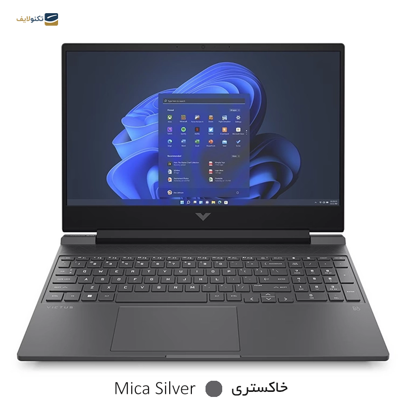 لپ تاپ اچ پی 15.6 اینچی مدل Victus 15 i7 13700H 16GB 512GB RTX4060 - HP Victus 15-fa1114nia i7 13700H 16GB RAM 512GB SSD RTX4060
