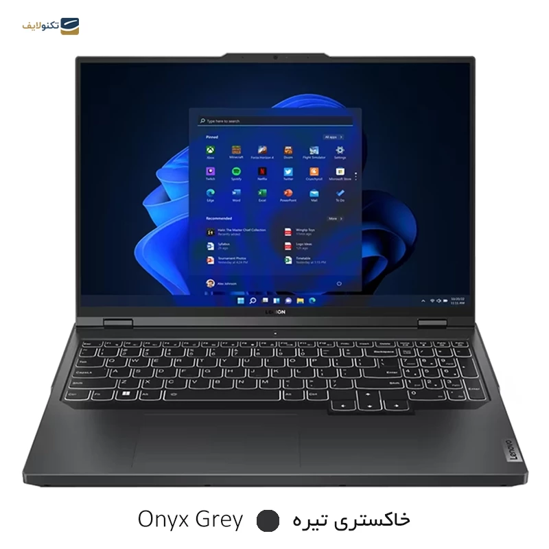لپ تاپ لنوو 16 اینچی مدل Legion Pro 5 i7 ۱۳7۰۰HX 32GB 1TB RTX4070 - Lenovo Legion Pro 5 16IRX8 i7 ۱۳7۰۰HX 32GB RAM 1TB SSD RTX4070