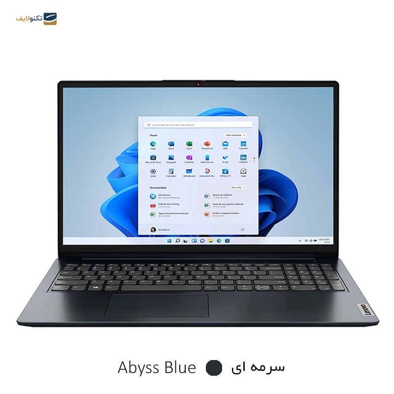 لپ تاپ لنوو 15.6 اینچی مدل IdeaPad 1 Celeron N۴۰۲۰ 8GB 128GB - Lenovo IdeaPad 1 15IGL7 Celeron N۴۰۲۰ 8GB RAM 128GB SSD