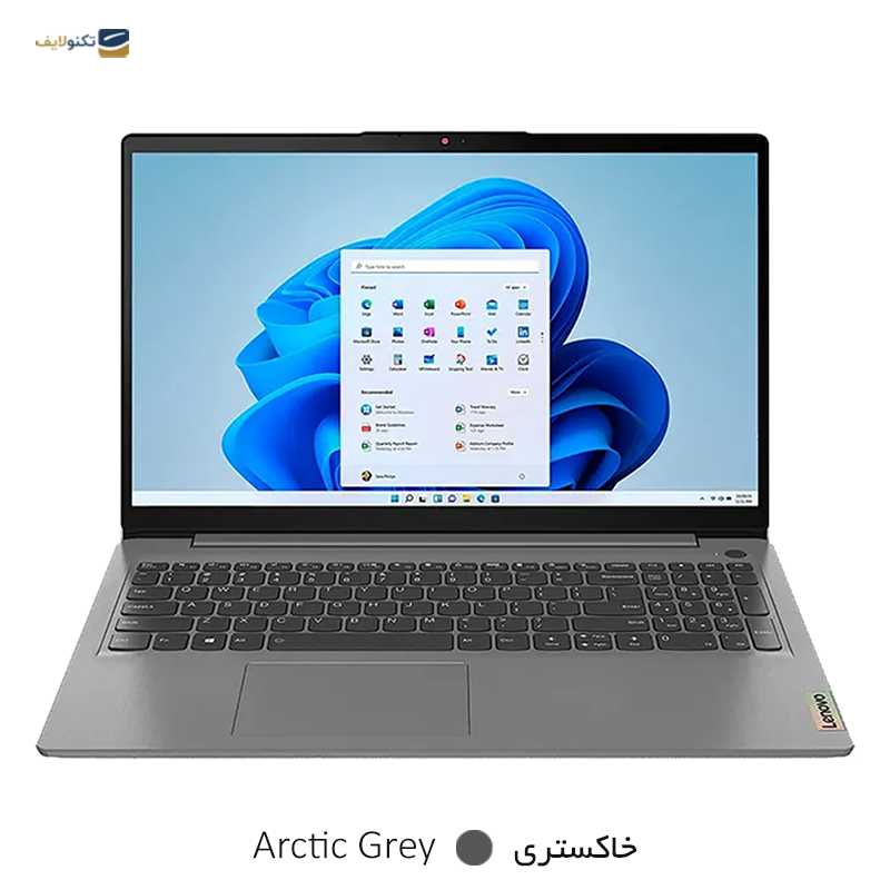 لپ تاپ لنوو 15.6 اینچی مدل IdeaPad 3 i5 1155G7 8GB 256GB MX350 - Lenovo IdeaPad 3 15ITL6 i5 1155G7 8GB RAM 256GB SSD MX350
