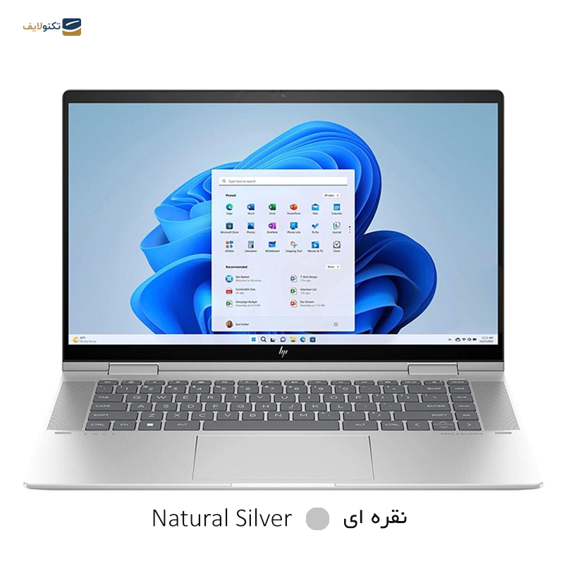 لپ تاپ اچ پی ۱۵.۶ اینچی مدل Envy x360 i7 1355U 16GB 1TB - HP Envy x360 15t-FE0053 i7 1355U 16GB RAM 1TB SSD