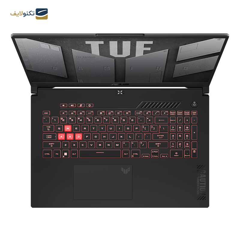 لپ تاپ ایسوس 17.3 اینچی مدل TUF Gaming A17 FA707XI R9 ۷۹۴۰HS 16GB 2TB RTX4070 - Asus TUF Gaming A17 FA707XI R9 ۷۹۴۰HS 16GB 2TB SSD RTX4070