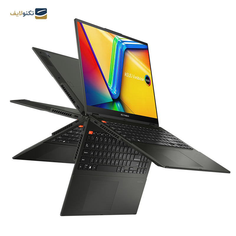 لپ تاپ ایسوس 16 اینچی مدل Vivobook S 16 FLIP TP3604VA i5 1335U 16GB 512GB - ASUS Vivobook S 16 FLIP TP3604VA i5 1335U 16GB RAM 512GB SSD Iris XE