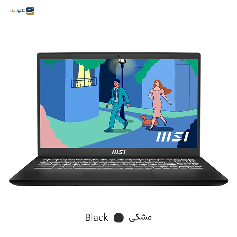 لپ تاپ ام اس آی 15.6 اینچی مدل Modern 15 i9 13900H 32GB 1TB SSD - MSI Modern 15 H B13M i9 13900H 32GB 1TB SSD Iris Xe