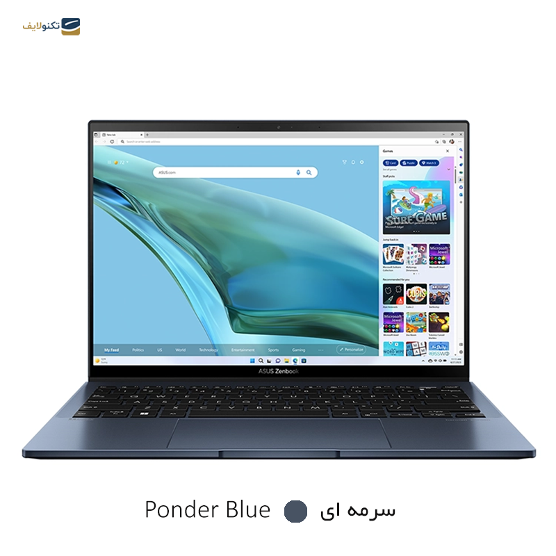 لپ تاپ ایسوس 13.3 اینچی مدل Zenbook S 13 OLED UM5302LA R7 7840U 16GB 1TB - Asus Zenbook S 13 OLED UM5302LA R7 7840U 16GB RAM 1TB SSD Radeon