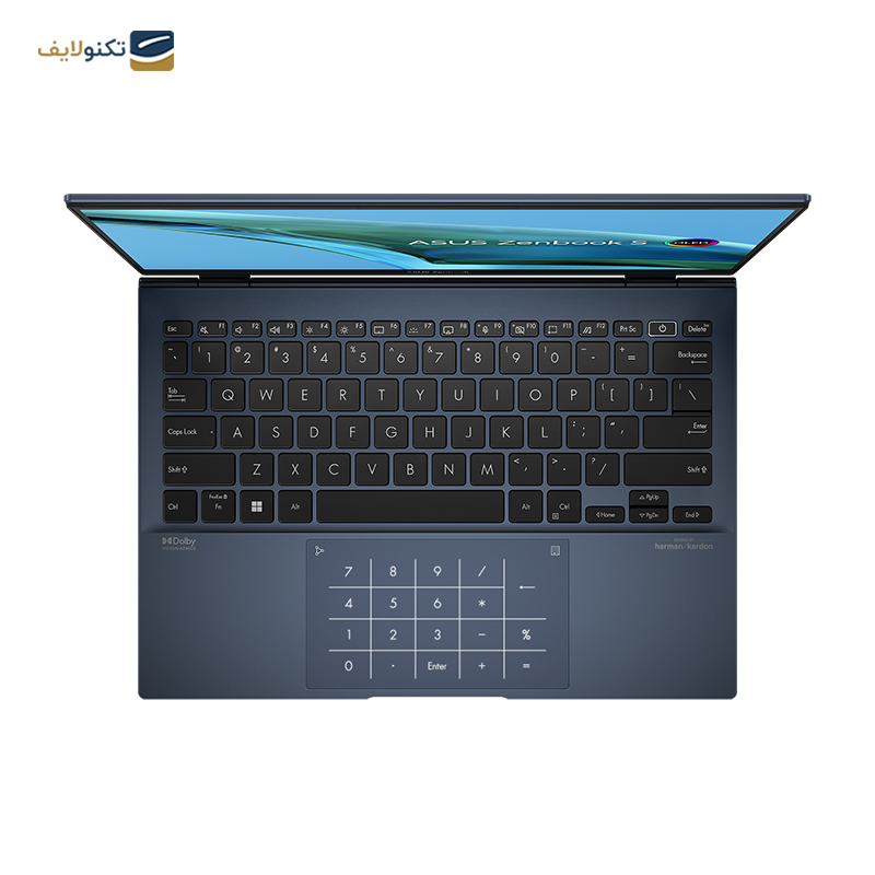 لپ تاپ ایسوس 13.3 اینچی مدل Zenbook S 13 OLED UM5302LA R7 7840U 16GB 1TB - Asus Zenbook S 13 OLED UM5302LA R7 7840U 16GB RAM 1TB SSD Radeon