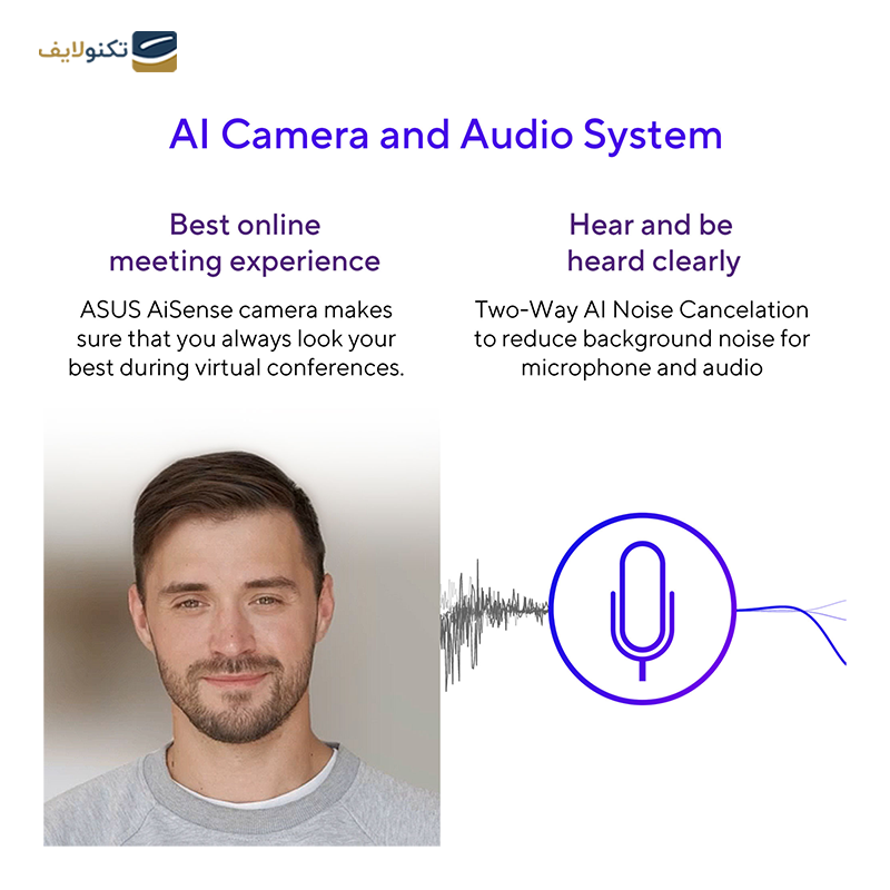 لپ تاپ ایسوس 14 اینچی مدل Zenbook 14 Flip OLED UP3404VA i7 1360P 16GB 512GB - Asus Zenbook 14 Flip OLED UP3404VA i7 1360P 16GB RAM 512GB SSD