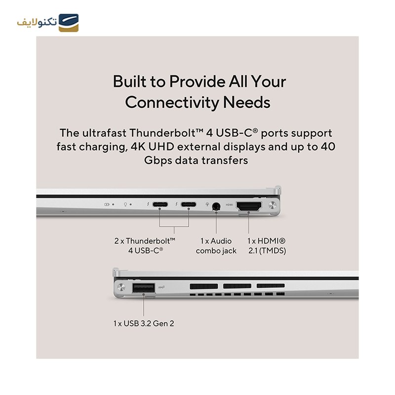لپ تاپ ایسوس 14 اینچی مدل Zenbook 14 Flip OLED UP3404VA i7 1360P 16GB 512GB - Asus Zenbook 14 Flip OLED UP3404VA i7 1360P 16GB RAM 512GB SSD