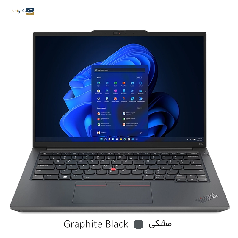 لپ تاپ لنوو 14 اینچی مدل ThinkPad E14 i7 1355U 8GB 512GB MX550 - Lenovo ThinkPad E14 Gen 4 i7 1355U 8GB RAM 512GB SSD MX550