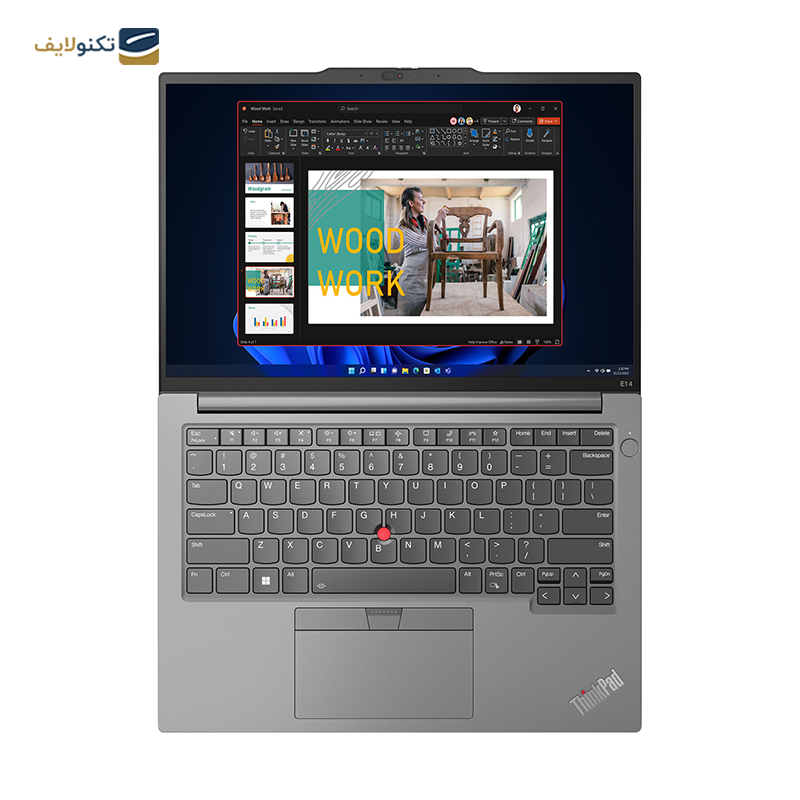 لپ تاپ لنوو 14 اینچی مدل ThinkPad E14 i7 1355U 8GB 512GB MX550 - Lenovo ThinkPad E14 Gen 4 i7 1355U 8GB RAM 512GB SSD MX550