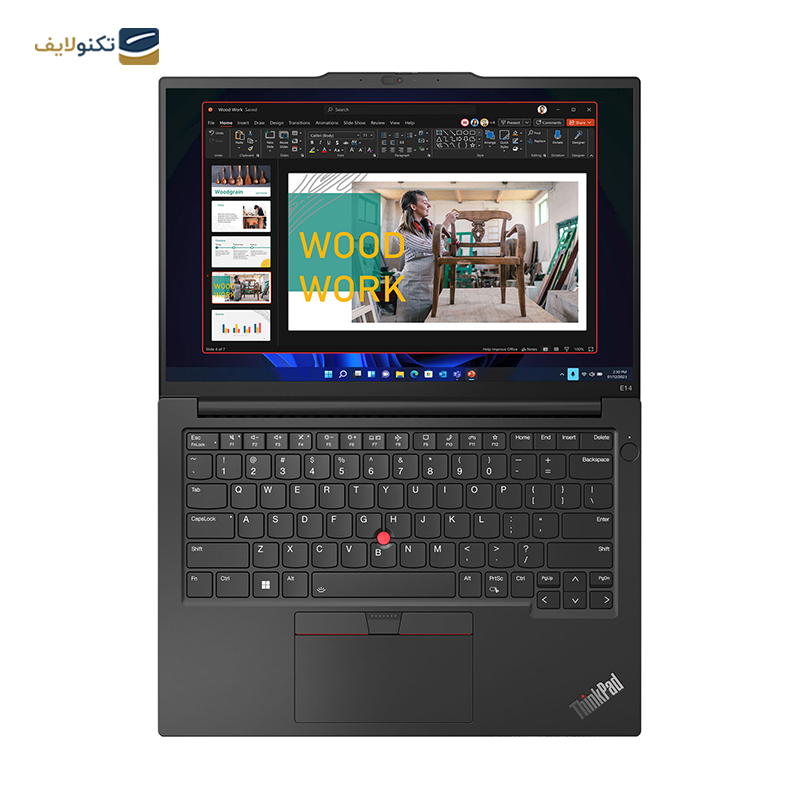 لپ تاپ لنوو 14 اینچی مدل ThinkPad E14 i7 1355U 8GB 512GB MX550 - Lenovo ThinkPad E14 Gen 4 i7 1355U 8GB RAM 512GB SSD MX550