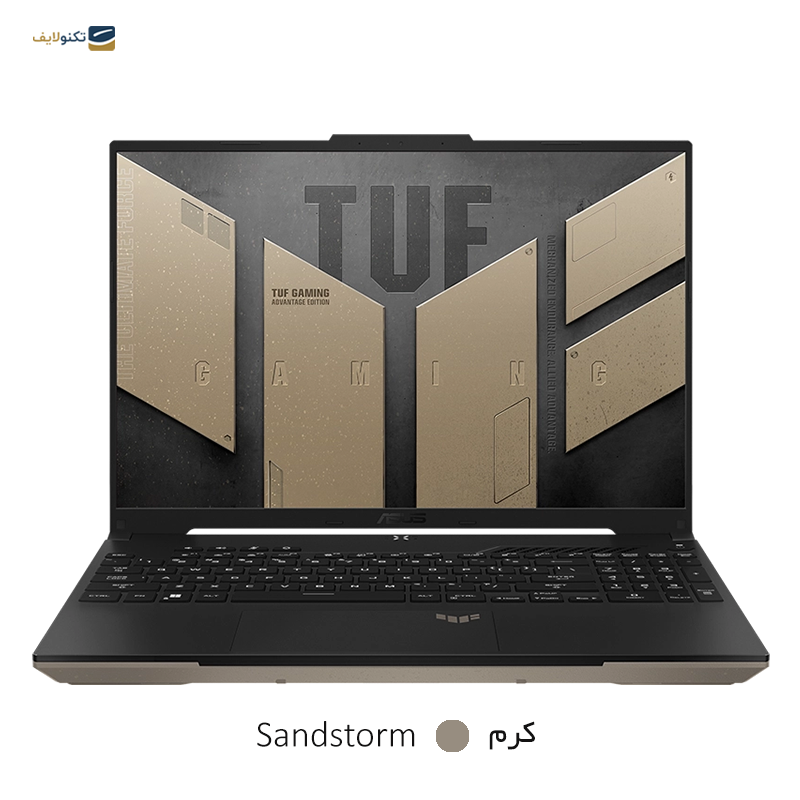 لپ تاپ ایسوس 16 اینچی مدل TUF Gaming A16 Advantage Edition FA617NS R7 7735HS 16GB 512GB RX 7600S - ASUS TUF Gaming A16 Advantage Edition FA617NS R7 7735HS 16GB RAM 512GB SSD RX 7600S