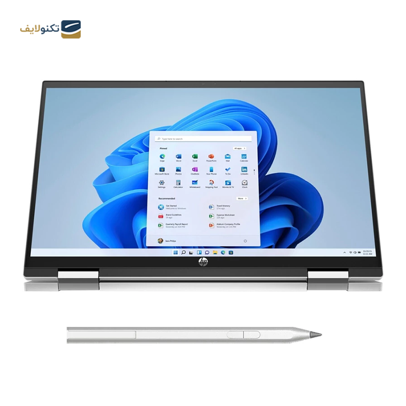 لپ تاپ اچ پی ۱۵.۶ اینچی مدل Pavilion x360 15t-ER100 i5 ۱۲۳۵U 16GB 1TB - HP Pavilion x360 15t-ER100 i5 ۱۲۳۵U 16GB RAM 1TB SSD