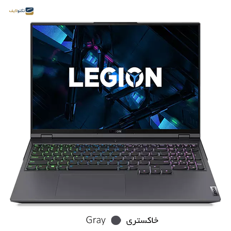 لپ تاپ لنوو 16 اینچی مدل Legion 5 Pro i7 ۱۱۸۰۰H ۱۶GB 1TB RTX3050  - Lenovo Legion 5 Pro 16ITH6 i7 ۱۱۸۰۰H ۱۶GB RAM 1TB SSD RTX3050 16 inch Laptop