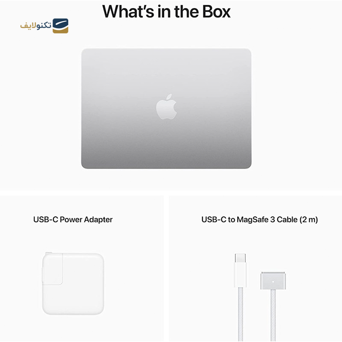 لپ تاپ اپل 13.6 اینچی مدل MacBook Air-MLXY3 M2 2022 JA - Apple MacBook Air-MLXY3 M2 2022 JA 13.6 inch laptop