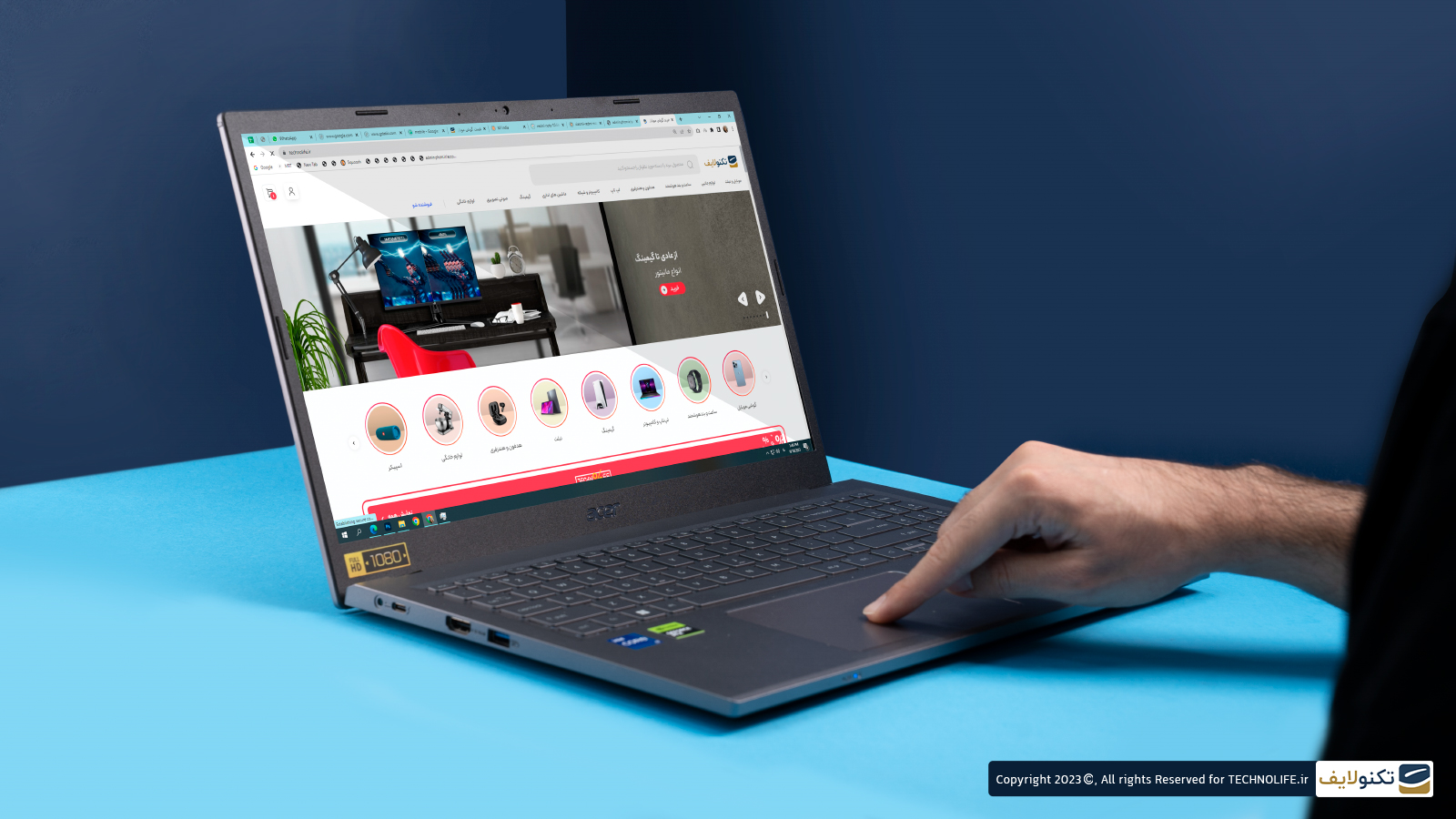 لپ‌ تاپ ایسر 15.6 اینچی مدل Aspire 5 A515 i7 1255U 16GB 1TB RTX2050 - Acer Aspire 5 i7 1255U 16GB RAM 1TB SSD RTX2050