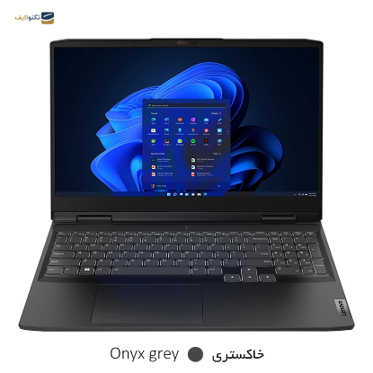 لپ تاپ لنوو 15.6 اینچی IdeaPad Gaming 3 i5 12450H 8GB 512GB RTX3050 - Lenovo IdeaPad Gaming 3 15IAH7 12450H 8GB RAM 512GB SSD 4GB RTX3050