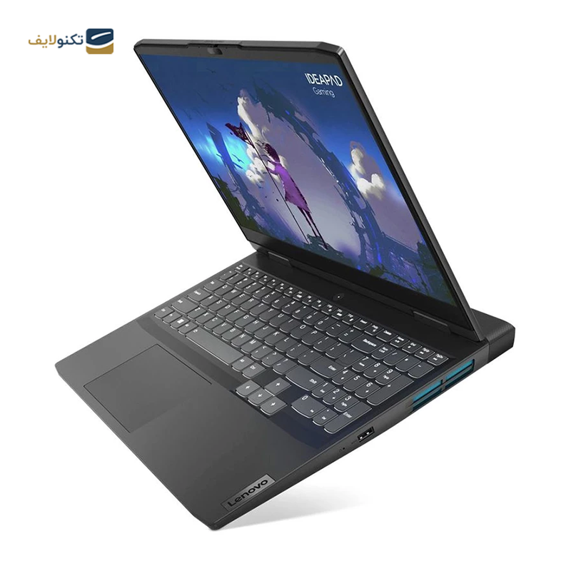 لپ تاپ لنوو 15.6 اینچی IdeaPad Gaming 3 i5 12450H 8GB 512GB RTX3050 - Lenovo IdeaPad Gaming 3 15IAH7 12450H 8GB RAM 512GB SSD 4GB RTX3050