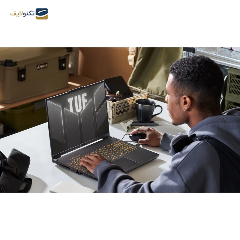 لپ تاپ ایسوس 15.6 اینچی مدل TUF Gaming A15 FA506NF R5 7535HS 16GB 512GB RTX2050 - TUF Gaming A15 FA506NF R5 7535HS 16GB RAM 512GB SSD RTX2050
