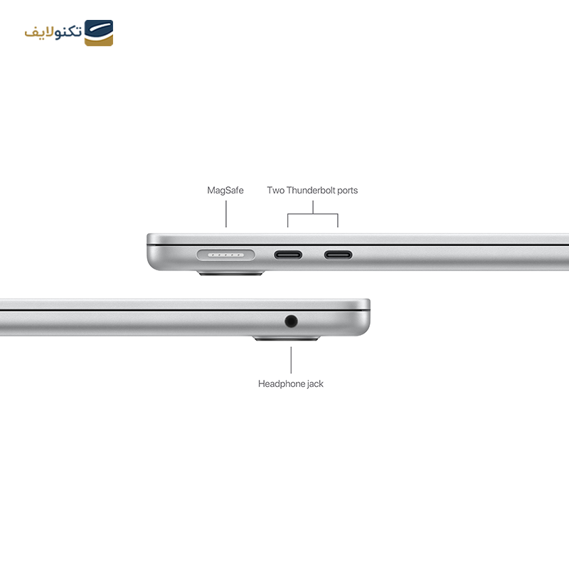 لپ تاپ اپل 13.6 اینچی مدل MacBook Air MRXQ3 M3 2024 8GB 256GB - MacBook Air MRXQ3 M3 2024 8GB 256GB