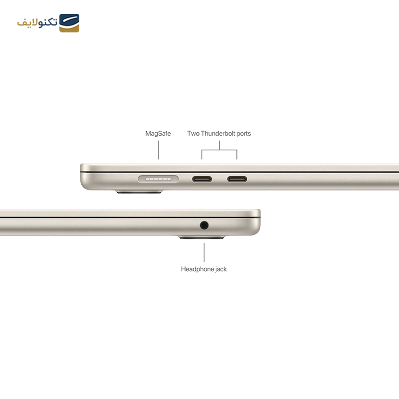 لپ تاپ اپل 15.3 اینچی مدل MacBook Air MXD33 M3 2024 16GB 512GB - MacBook Air MXD33 M3 2024 16GB 512GB