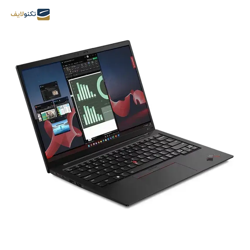 لپ تاپ لنوو 14 اینچی مدل ThinkPad X1 Carbon i7 1355U 32GB 1TB - Lenovo ThinkPad X1 Carbon i7 1355U 32GB RAM 1TB SSD