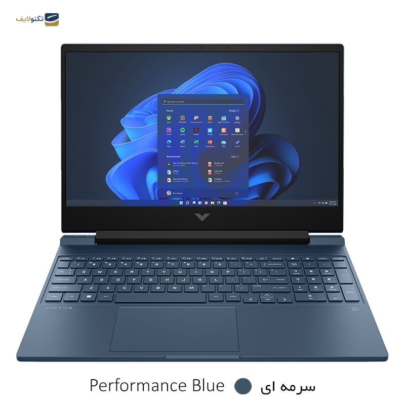 لپ تاپ اچ پی 15.6 اینچی مدل Victus 15 R5 7535HS 32GB 512GB RTX2050 - HP Victus 15 FB1013DX R5 7535HS 32GB RAM 512GB SSD RTX2050