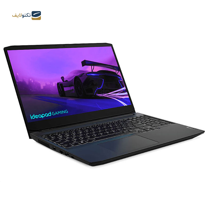 لپ تاپ 15.6 اینچی لنوو مدل IdeaPad Gaming 3 15IHU6 I5 8GB 256GB 11H - Lenovo i5 11300H -8GB 256GB SSD-4GB GTX1650 - IPS ۱5.6 inch FHD Laptop