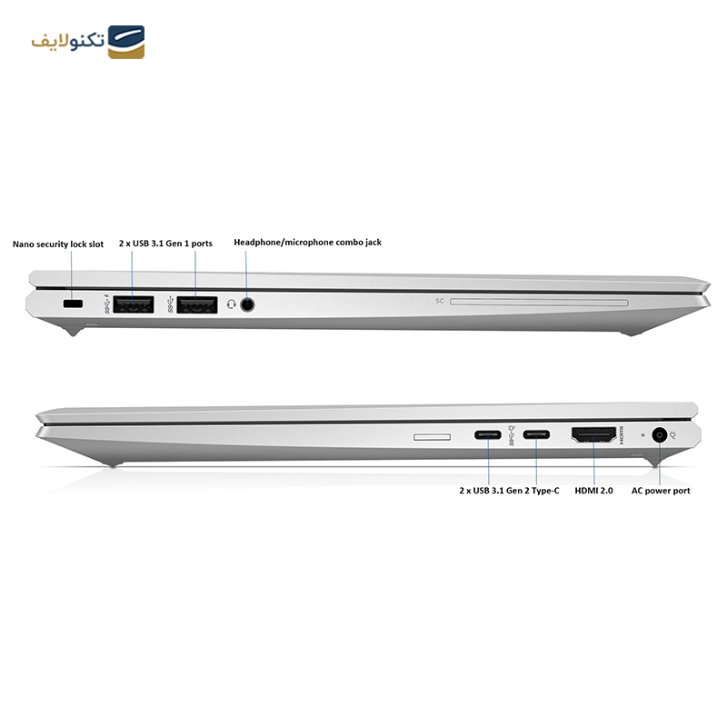 لپ تاپ اچ پی 14 اینچی مدل EliteBook 845 G7 R5 Pro 4650U APU 16GB 512GB - HP EliteBook 845 G7 R5 Pro 4650U APU 16GB RAM 512GB SSD Radeon