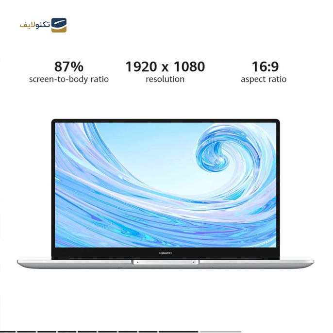 لپ تاپ 15.6 اینچی هوآوی مدل MateBook D15 I3 10110U - Huawei MateBook D15 i3 10110U/8G/256 SSD/intel - 15.6 inch LapTop