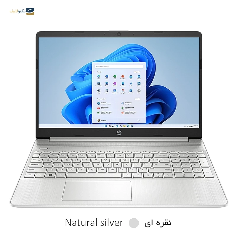 لپ تاپ اچ پی 15.6 اینچی مدل 15s-EQ2023 R5 5500U 16GB 1TB - HP Laptop 15s-EQ2023 R5 5500U 16GB RAM 1TB SSD