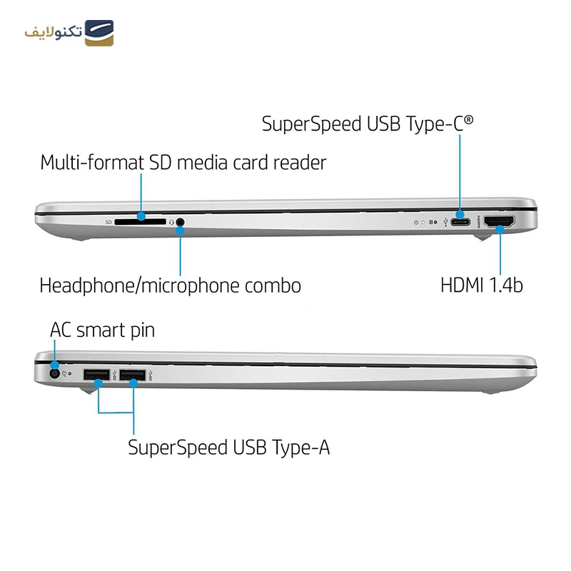 لپ تاپ اچ پی 15.6 اینچی مدل Laptop 15s-EQ2023 R5 5500U 8GB 512GB - HP Laptop 15s-EQ2023 R5 5500U 8GB RAM 512GB SSD
