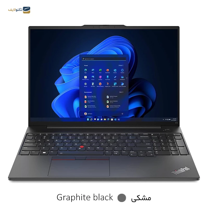 لپ تاپ لنوو 16 اینچی مدل ThinkPad E16 U7 155H 32GB 1TB - Lenovo ThinkPad E16 U7 155H 32GB RAM 1TB SSD Arc