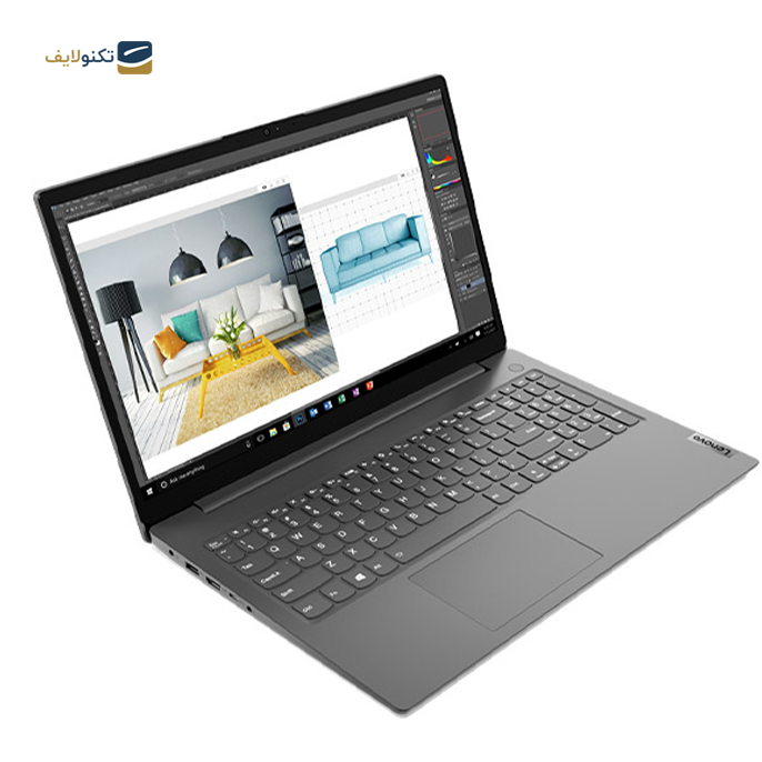 لپ تاپ لنوو 15.6 اینچی مدل V15 i3 1115G4 4GB 256GB MX350 - Lenovo V15 i3 1115G4 4GB RAM 256GB SSD MX350