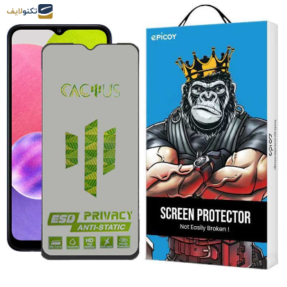 محافظ صفحه نمایش حریم شخصی اپیکوی مدل Cactus-ESD-Privacy مناسب برای گوشی موبایل سامسونگ Galaxy A03 4G - A03s - Core - A02 - A02s - Glass Screen Protector Epicoy Cactus-ESD-Privacy For Samsung Galaxy A03 4G - A03s - Core - A02 - A02s
